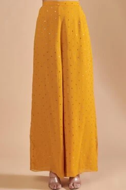 Payal Singhal Mustard Embroidered Kurta Set -Echo Clothing Store 221123ps08 3