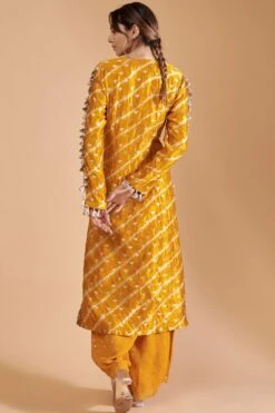 Payal Singhal Mustard Embroidered Kurta Set -Echo Clothing Store 221123ps08 4