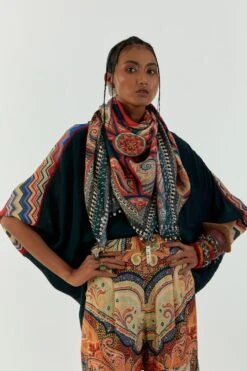 Aseem Kapoor Multicoloured Tribal Printed Scarf 6 Aseem Kapoor Multicoloured Tribal Printed Scarf -Echo Clothing Store 2211ask42 3