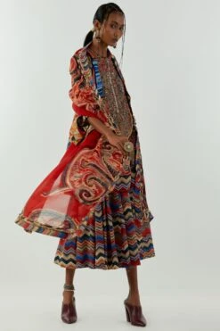 Aseem Kapoor Sindoor Kinara Odhani 6 Aseem Kapoor Sindoor Kinara Odhani -Echo Clothing Store 2211ask43 3