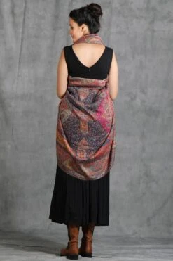 Dusala India Multicoloured Handwoven Cashmere Stole 7 Dusala India Multicoloured Handwoven Cashmere Stole -Echo Clothing Store 2211dus1 4