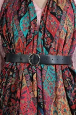 Dusala India Multicoloured Handwoven Cashmere Peacock Stole -Echo Clothing Store 2211dus2 3