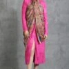 Dusala India Multicoloured Threadwork Cashmere Kalamkari Stole