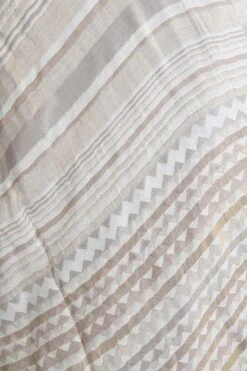 Dusala India White Handwoven Cashmere Stole -Echo Clothing Store 2211dus6 5