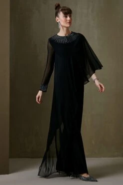 Namrata Joshipura Black Hand Embroidered Jumpsuit 8 Namrata Joshipura Black Hand Embroidered Jumpsuit -Echo Clothing Store 2212nj01 3