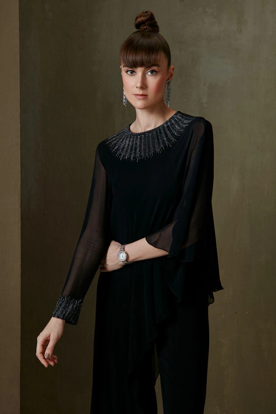 Namrata Joshipura Black Hand Embroidered Jumpsuit 5 Namrata Joshipura Black Hand Embroidered Jumpsuit - Image 5