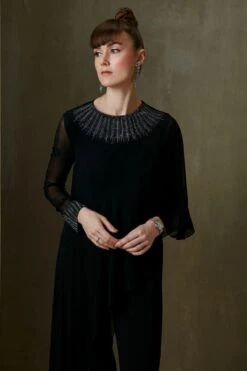 Namrata Joshipura Black Hand Embroidered Jumpsuit 11 Namrata Joshipura Black Hand Embroidered Jumpsuit -Echo Clothing Store 2212nj01 6