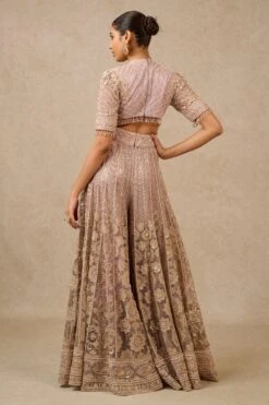 Tarun Tahiliani Lilac Embellished Jumpsuit 7 Tarun Tahiliani Lilac Embellished Jumpsuit -Echo Clothing Store 231023tt27 4