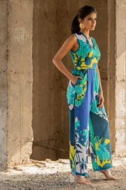 Pooja Keyur Blue Paradise Jumpsuit -Echo Clothing Store 24042023pk05 3