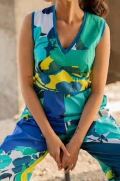 Pooja Keyur Blue Paradise Jumpsuit -Echo Clothing Store 24042023pk05 4