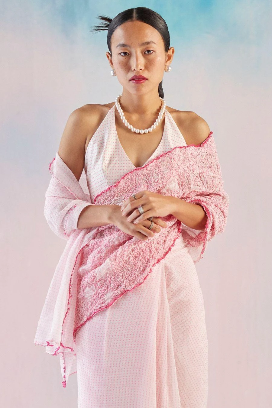 ILK Alora Smocked Sari 2 ILK Alora Smocked Sari - Image 2