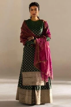 Mimamsaa Iro Woven & Embroidered Dupatta