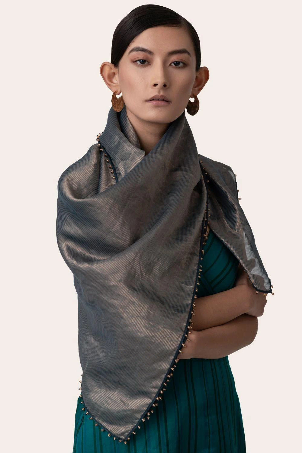 November Noon Jasmine Midnight Blue Scarf 1 November Noon Jasmine Midnight Blue Scarf