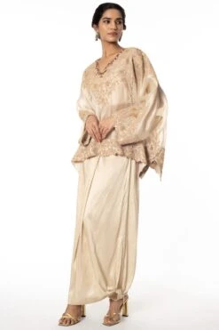 Anamika Khanna Ivory Embellished Co-ord Set 7 Anamika Khanna Ivory Embellished Co-ord Set -Echo Clothing Store 279an9 3