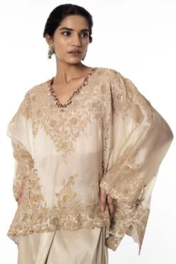 Anamika Khanna Ivory Embellished Co-ord Set 8 Anamika Khanna Ivory Embellished Co-ord Set -Echo Clothing Store 279an9 4