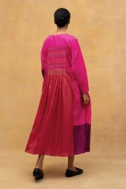 Injiri Ombre Fuchsia Midi Dress -Echo Clothing Store 2812inj11 7 1