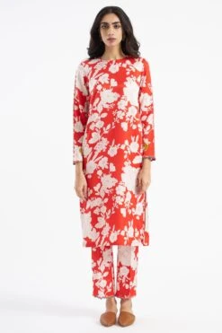 Kshitij Jalori Pali Garnet Kurta & Pant Set