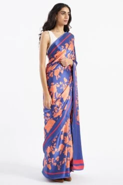 Kshitij Jalori Pali Tanzenite Sari 7 Kshitij Jalori Pali Tanzenite Sari -Echo Clothing Store 283kj46 3