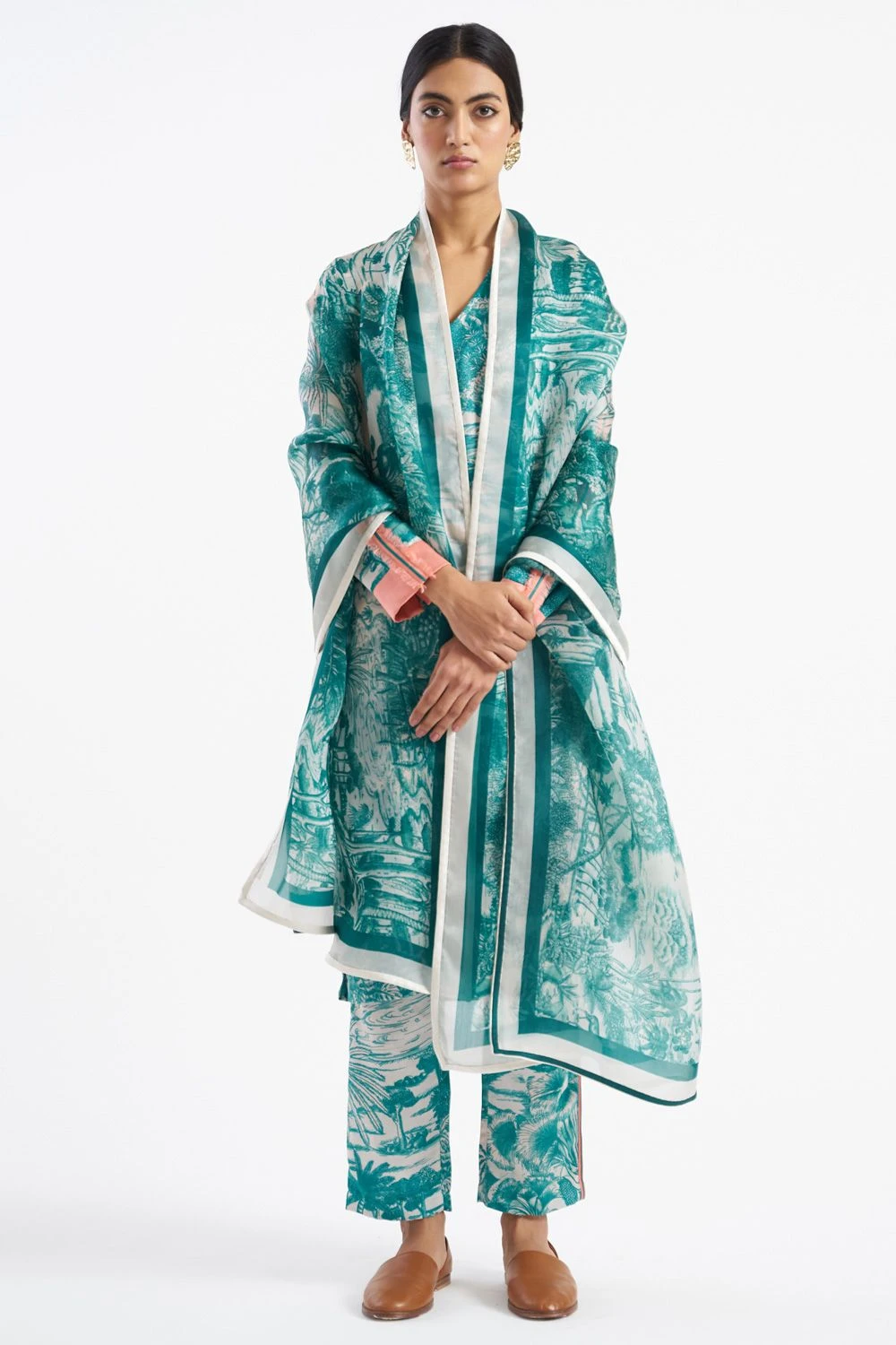 Kshitij Jalori Ranthambore Jade Dupatta 1 Kshitij Jalori Ranthambore Jade Dupatta