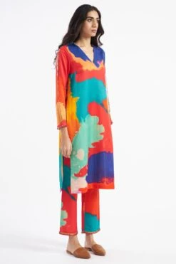 Kshitij Jalori Gouache Dark Kurta & Pant Set -Echo Clothing Store 283kj58 3