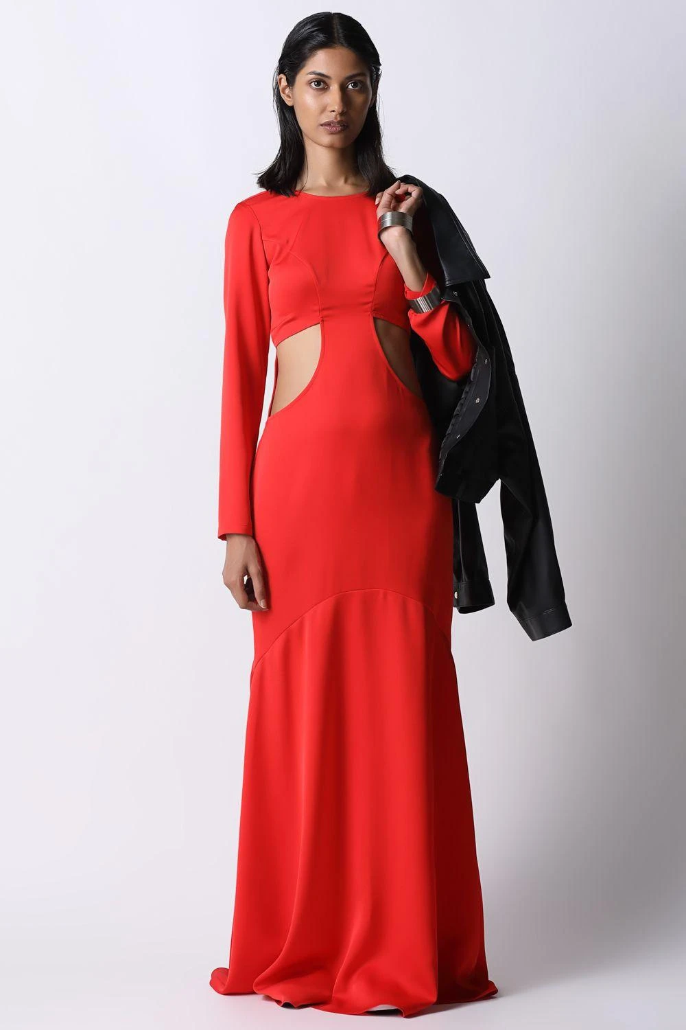 431-88 By Shweta Kapur Flame Red Mars Dress 1 431-88 By Shweta Kapur Flame Red Mars Dress