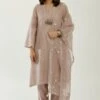 KORA Lilac Embellished Kurta Set