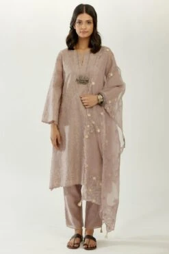 Echo Clothing Store 43 KORA Lilac Embellished Kurta Set