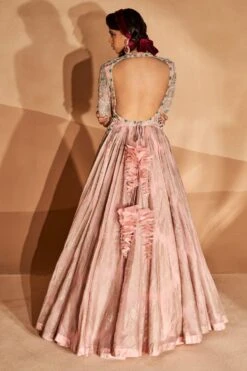 Bhumika Sharma Blush Pink Embellished Anarkali Set -Echo Clothing Store 2912bsg19 3