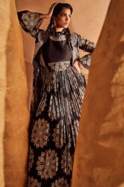 Bhumika Sharma Black Gulbahar Anarkali & Jacket Set 11 Bhumika Sharma Black Gulbahar Anarkali & Jacket Set -Echo Clothing Store 2912bsg7 5