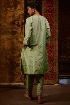 BRIH Green Hand Embellished Kurta Set 7 BRIH Green Hand Embellished Kurta Set -Echo Clothing Store 29723bh36 4