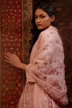 BRIH Blush Hand Embellished Dupatta -Echo Clothing Store 29723bh43 3