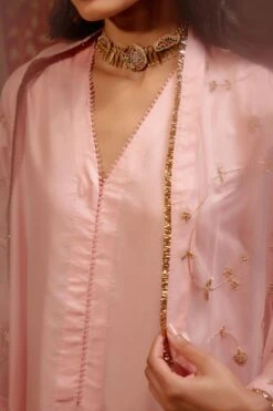 BRIH Blush Hand Embellished Dupatta -Echo Clothing Store 29723bh43 4
