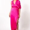 Stephany Pink Kaftan Style Dress
