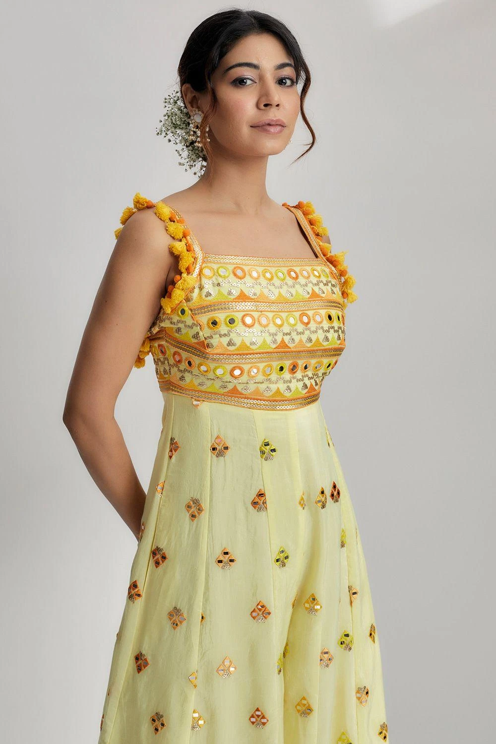 Gopi Vaid Fara Embellished Jumpsuit 2 Gopi Vaid Fara Embellished Jumpsuit - Image 2