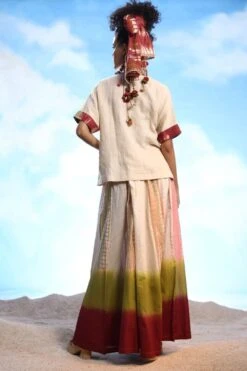 CAPISVIRLEO Amru Tie & Dye Stole 7 CAPISVIRLEO Amru Tie & Dye Stole -Echo Clothing Store 30623cp37 4