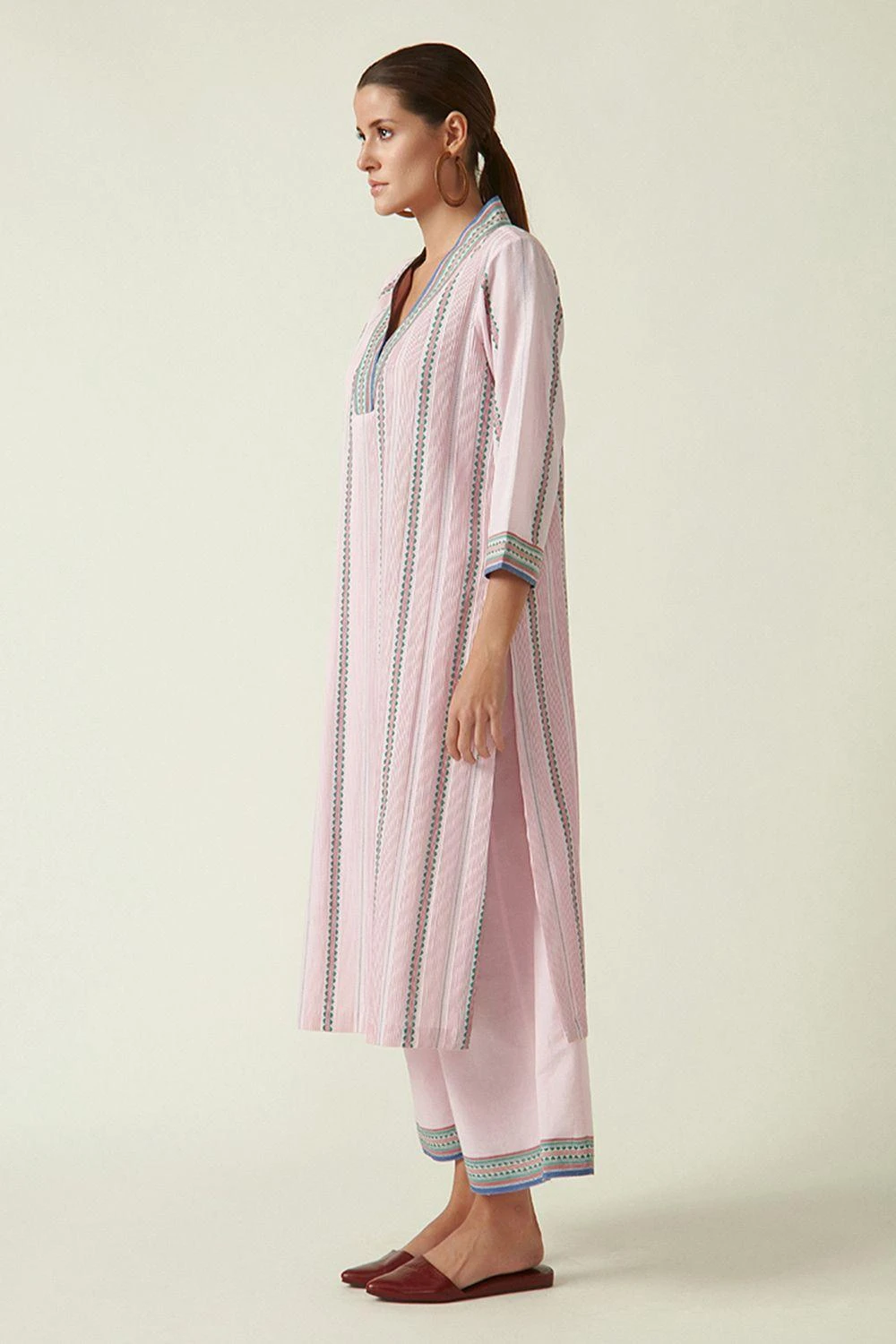 Payal Pratap Pastel Pink Kurta Set 2 Payal Pratap Pastel Pink Kurta Set - Image 2