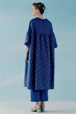 ILK Smoke Blue Oversized Dress -Echo Clothing Store 307ilk23 3