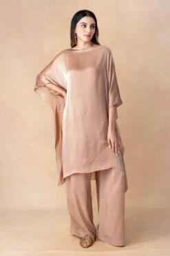 Stephany Beig High Neck Kaftan Set