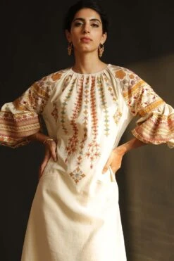 Chandrima Embroidered Shift Dress -Echo Clothing Store 319648 3