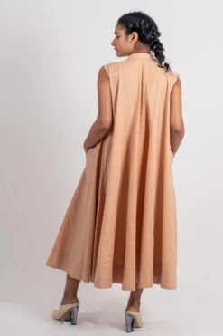 Ahmev Sleeveless Godet Pink Dress -Echo Clothing Store 328309 5