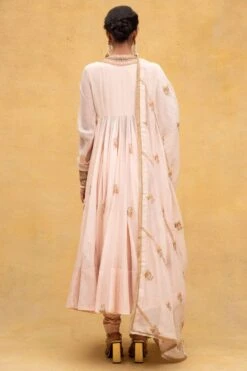 Anamika Khanna Pink Thread Embroidered Anarkali Set -Echo Clothing Store 32ak3 5