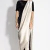 431-88 By Shweta Kapur Black To Gold Mightnight Sari Set