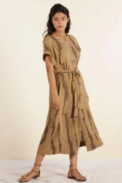 Urbania Beige Dolman Sleeve Dress