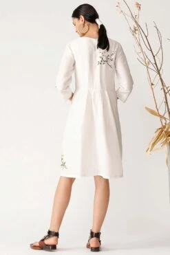 Payal Pratap Round Neck Tunic With Cross Stitch Embroidery -Echo Clothing Store 4ss 64 5