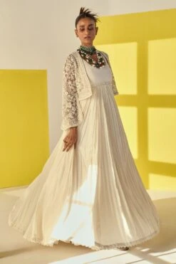 Ridhi Mehra Dafiya Embellished Anarkali Set