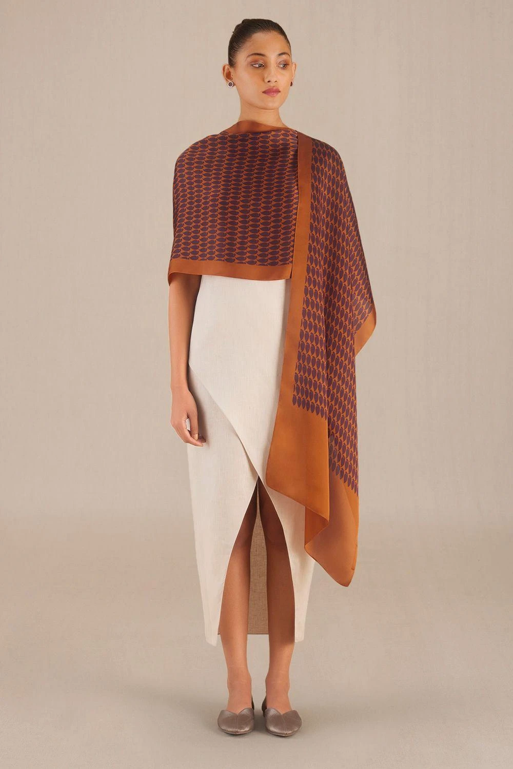 AMPM Tan Noor Scarf 1 AMPM Tan Noor Scarf