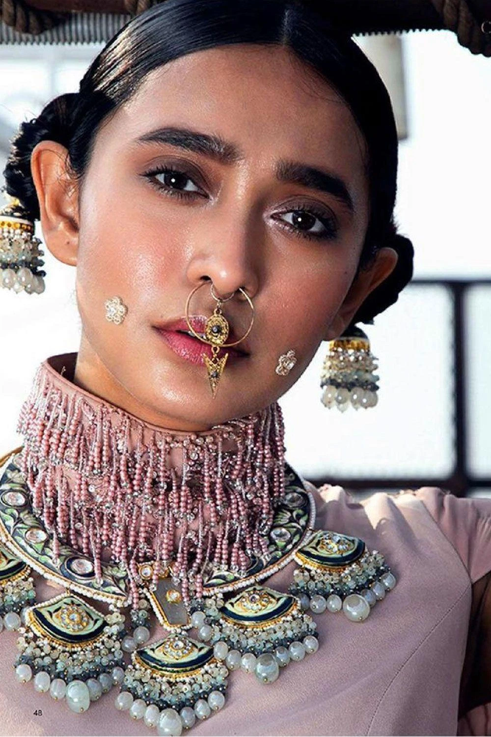 Mala And Kinnary Stately Hand Embellished Gown 4 Mala And Kinnary Stately Hand Embellished Gown - Image 4