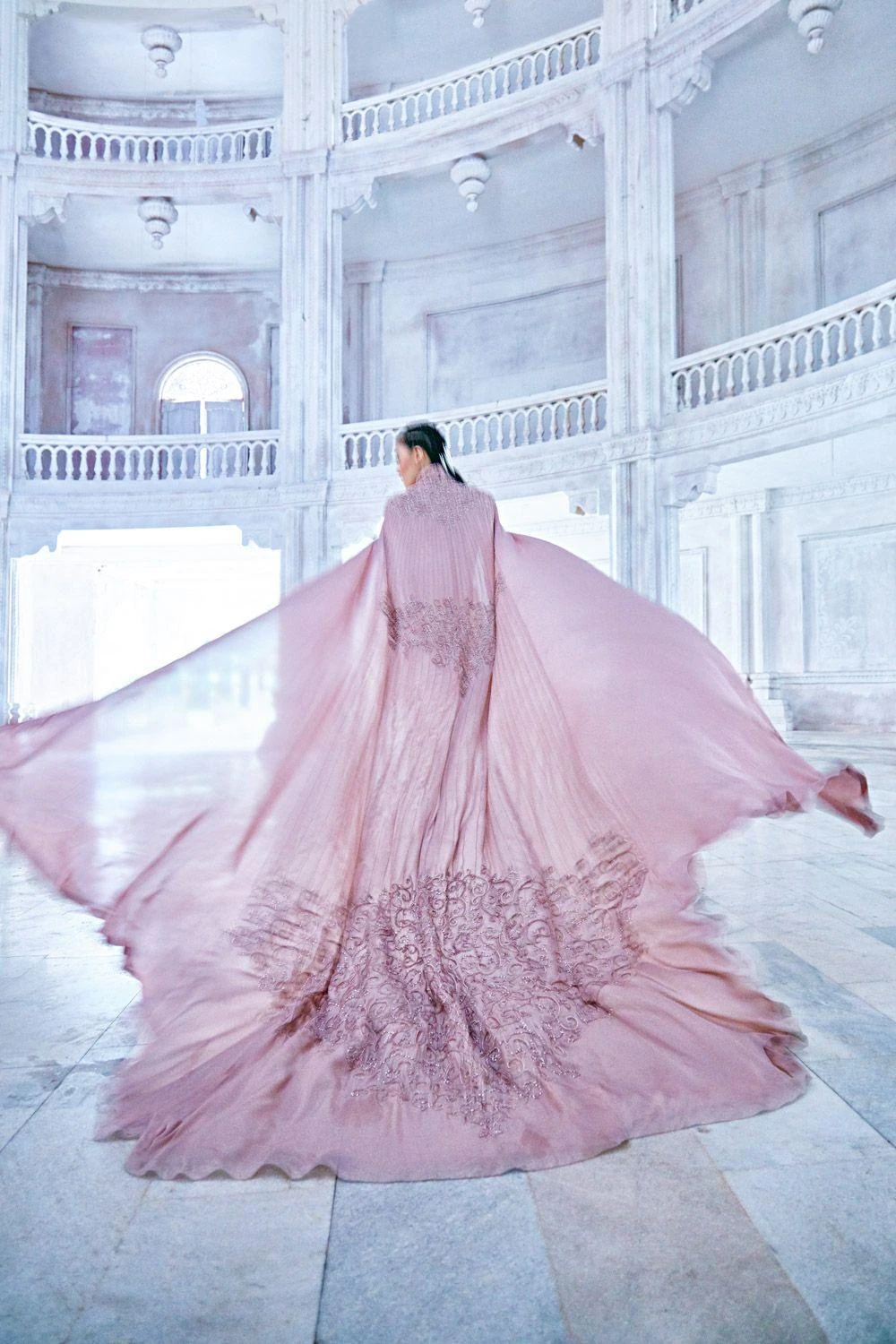 Mala And Kinnary Stately Hand Embellished Gown 6 Mala And Kinnary Stately Hand Embellished Gown - Image 6