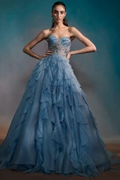 Anjali Kanwar Blue Astra Embellished Gown