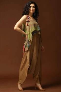 CAPISVIRLEO Tie & Dye Jumpsuit With Dori Tie Up 6 CAPISVIRLEO Tie & Dye Jumpsuit With Dori Tie Up -Echo Clothing Store 71cap27 3